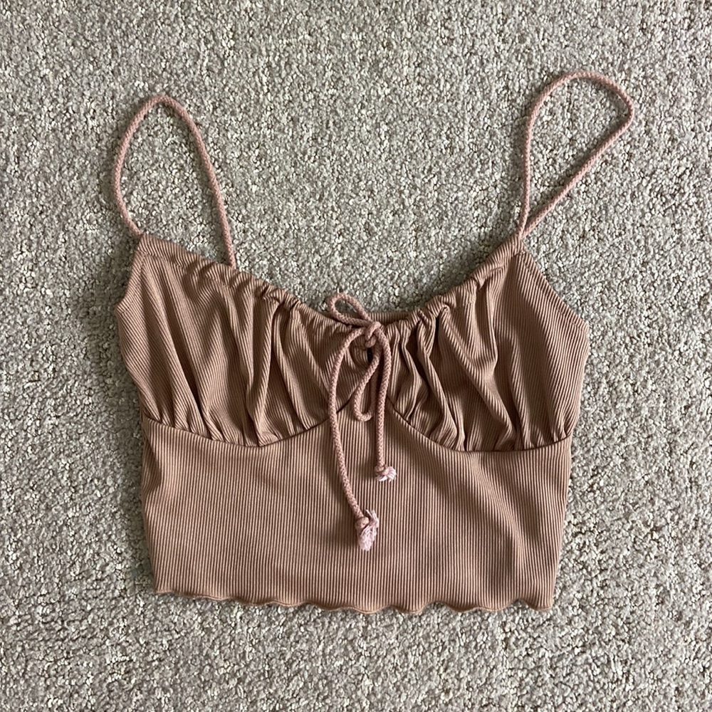 brown tank tops - Picture 2 of 3